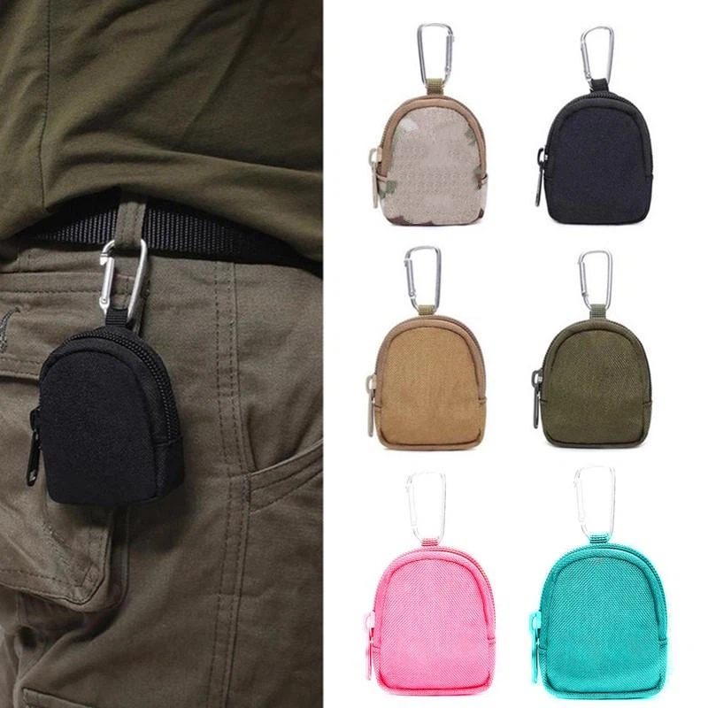 Edc Carry Pocket Pouch - Portachiavi Tattico EDC per Uomo, Portamonete