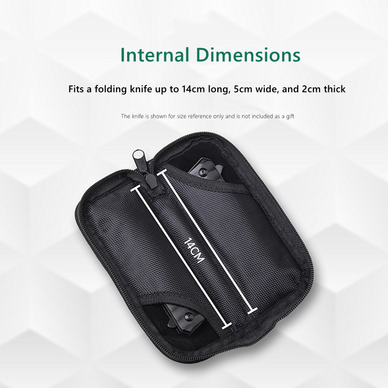 Edc Carry Pocket Pouch - Fodero per coltello portatile, custodia per