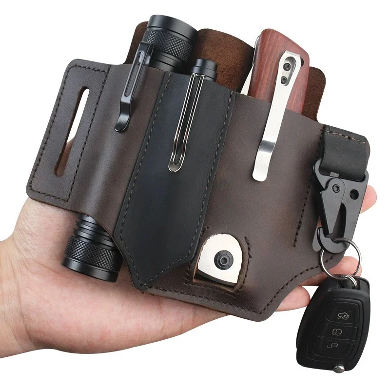 Appendiabiti in pelle di vacch - Edc Carry Pocket Pouch recensione e prezzo