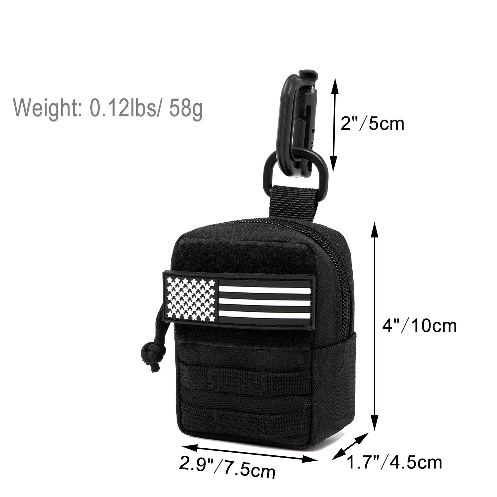 Nuova Mini Borsa Tattica MOLLE - Edc Everyday Carry Bag recensione e prezzo