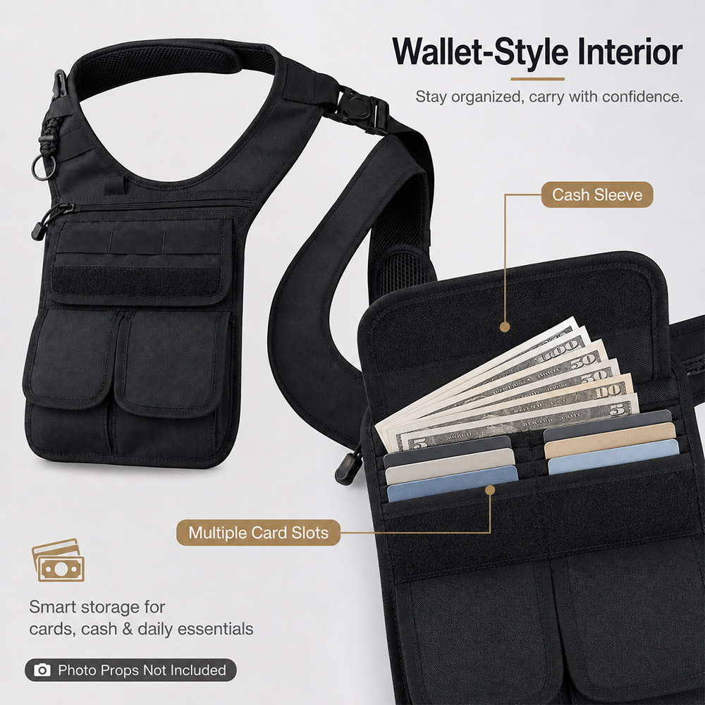 Borsa Tattica Nascosta Sotto i - Edc Carry Pocket Pouch recensione e prezzo